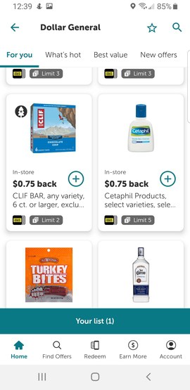 Ibotta App Dollar General Offers