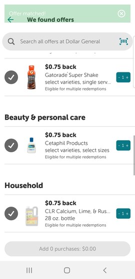 Confirm your purchase offers on Ibotta App