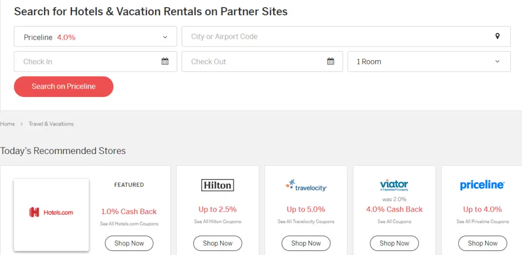 Rakuten travel and vacation