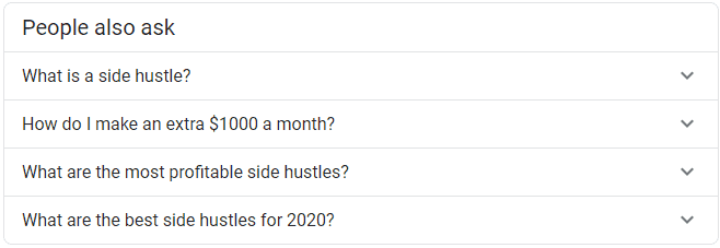 Google Side Hustle FAQ