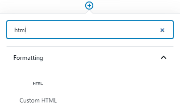 WordPress Custom HTML editor