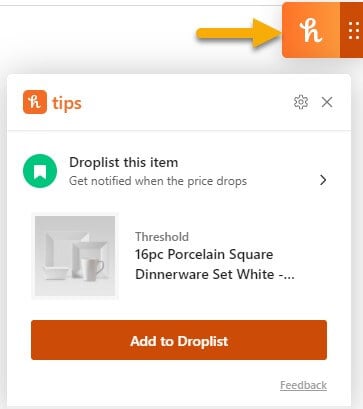 Honey droplist icon