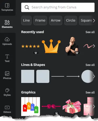 Canva Elements