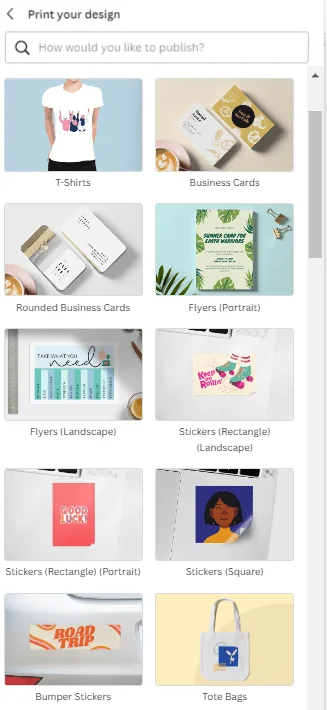 Canva Print Your Design