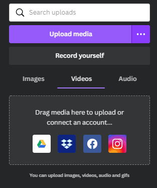 Canva Uploads