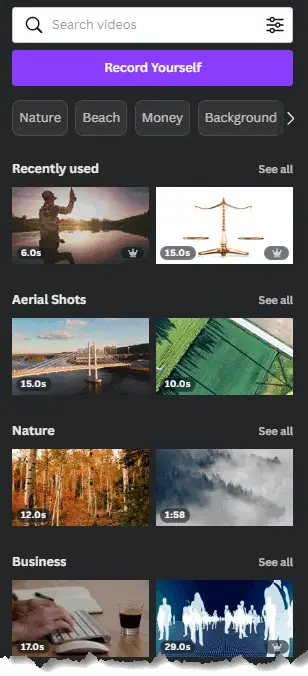 Canva Videos