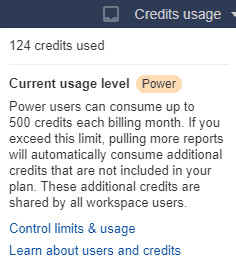 Ahref credit power user