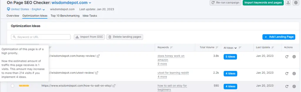 Semrush on page seo checker ideas