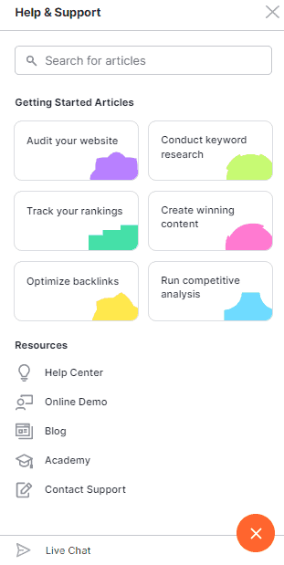 Semrush support